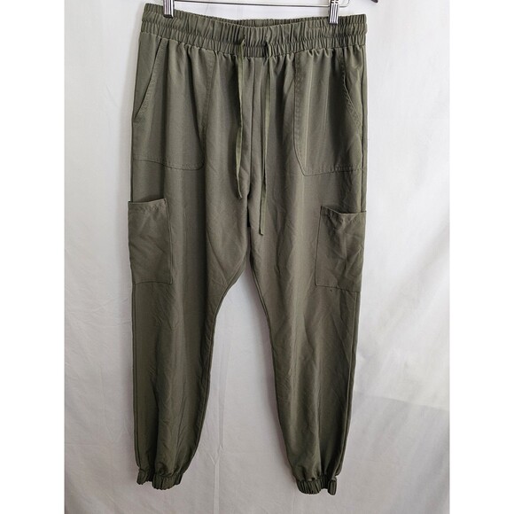 eliteMed Performance Scrub Pants Olive Jogger Style Women’s Size XL - Picture 3 of 11